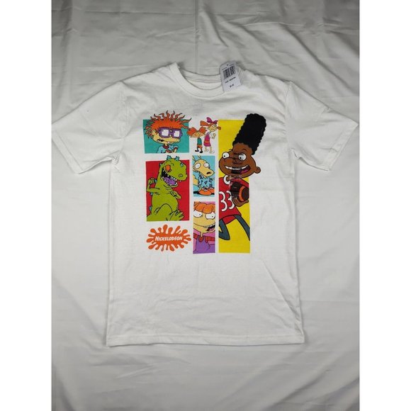 Nickelodeon Men's Size M T-shirt Rugrats Chuckie Angelica Hey Arnold Gerald NWT - Picture 1 of 7